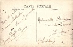 Panorama de Clecy de la POSTAL de la VENDIMIA encendido Orne y el viaducto