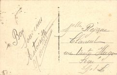 VINTAGE POSTCARD Carnac Alignments of Menec hones sounding the Hollow