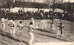 VINTAGE POSTCARD Basque Scenes and types Fandango Folklore