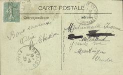 Escenas vascas y tipos folklore de la POSTAL de la VENDIMIA del fandango