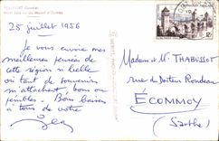 MODERN CARD Beaufort Jolly Mount seen of the solid mass of Outray