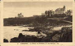 CPA Carantec La Greve De Porspol Et Les Hotels 