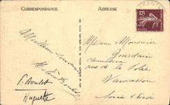 VINTAGE POSTCARD Carantec the Strike De Porspol And Hotels