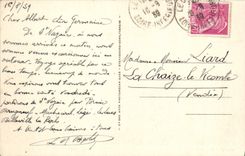 VINTAGE POSTCARD Croisic Rocks of the Beach of Gate Flax