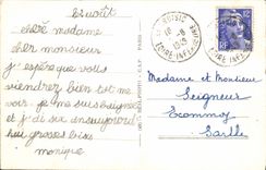 VINTAGE POSTCARD Croisic Rocks of the great dimension