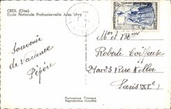 MODERN CARD Creil Professional National school Jules Uhry