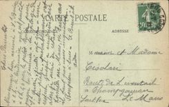 VINTAGE POSTCARD Camaret Cliffs of Top of the PEN Hir