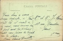 VINTAGE POSTCARD Croisic Effect Waves on the Great Dimension