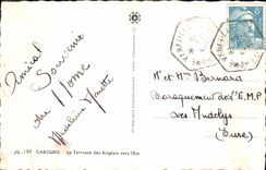 MODERN CARD Cabourg the Terrace of the English Towards the East