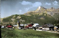 CPM Crest Voland Le Chef Lieu et le Mont Charvin