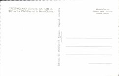 CPM Crest Voland Le Chef Lieu et le Mont Charvin