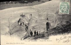 CPA Chamonix Glacier des Bossons Alpinisme