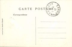 POSTAL Besanzón histórica de la VENDIMIA la puerta de Taillee de la dimensión de la ciudad