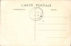 La POSTAL Correze Brive de la VENDIMIA los niños del teatro monta en bicicleta ciclos