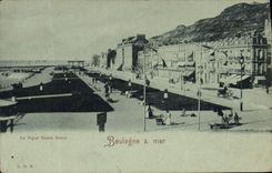 VINTAGE POSTCARD Boulogne On Sea the dam Sainte Beuve