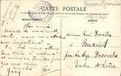 VINTAGE POSTCARD Borce and Etsaut the Valley of Winder