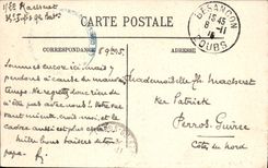 VINTAGE POSTCARD Besancon Panorama Taken of Chaudanne