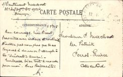 POSTAL Besanzón de la VENDIMIA el taillee de la puerta