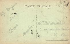 VINTAGE POSTCARD Brest the Slope of the Commercial Port