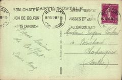 VINTAGE POSTCARD Balloon Of Alsace