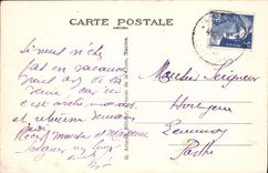 VINTAGE POSTCARD Bernerie Dimensions of Boutinardiere