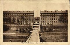 CPA Belfort Caserne du Fort Hatry Militaria