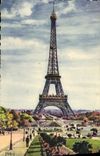 CPA Paris La Tour Eiffel 
