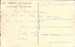 CPA Paris La Tour Eiffel 