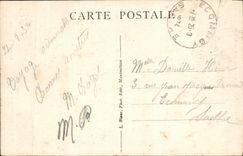 Abadía real de la POSTAL de la VENDIMIA de Hautecombe en el borde del lago de Le Bourget