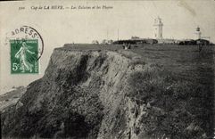 VINTAGE POSTCARD Cuts It the Cliffs and the Lighthouses