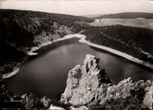 MODERN CARD the High Vosges the White Lake and the Hans rock