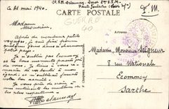 VINTAGE POSTCARD High Goulaine Castle of Goulaine Turn of the files and the entry Dimensions Court