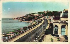 VINTAGE POSTCARD Le Havre the Boulevard Albert 1st and the Cape of Heve