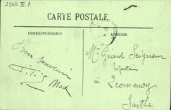 POSTAL Le Havre de la VENDIMIA con el baño