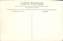 POSTAL Houlgate de la VENDIMIA la calle de los coches del garage del mercado