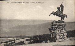 CPA Ballon d'Alsace Statue de Jeanne d'Arc 