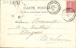 CPA Bauge Fontaine du Roi Rene
