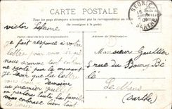 VINTAGE POSTCARD Bordeaux Rules of Gambetta