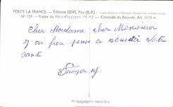 CPM Route du Pont d'Espagne Cascade du Bousses