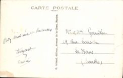 VINTAGE POSTCARD Bernerie Beach of Villardiere