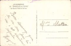 CPA Bagnoles de L'Orne Le Grand Hotel et la Lac