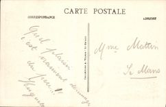 VINTAGE POSTCARD Binic the beach and the pier