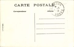 VINTAGE POSTCARD Besancon Gate of the cathedral St Jean