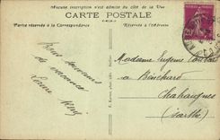 VINTAGE POSTCARD Beaulieu Overall picture on Longines