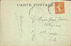 VINTAGE POSTCARD Croix de Vie Rocks Of the Great Dimension