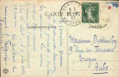 CPA Chamonix Aiguilles de Glace au Glacier des Bossons Alpinisme