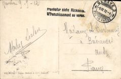 VINTAGE POSTCARD Islands of Clarens and dent du midi Swans