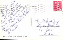 CPM Caen Le Pont sur L'Orne