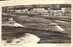 CPA Boulogne Sur Mer La plage a maree haute 
