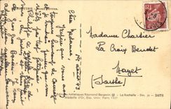 VINTAGE POSTCARD Bressuire